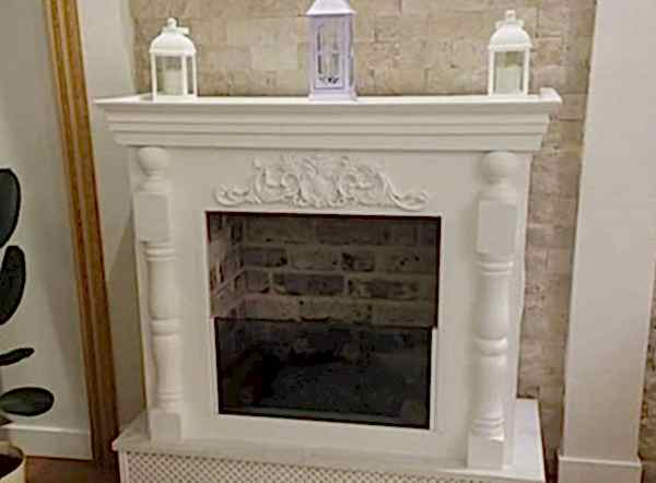 Alçıpan ve CNC ile hazırlanmış Şömine Çalışmamız